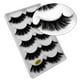 thumbnail image 5 of 10Pcs Pestañas Postizas 3D Reutilizables Perfecl Color Negro 5 Pares, 5 of 8