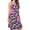 A468-1609, variant on Pink Roses Leopard Print Fabric Casual Sleeveless Loose Sundress Dress For Women Summer Dress Daily Woman