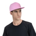 thumbnail image 6 of ZICANCN Pink Love Design Baseball Caps, Trucker Hats for Men And Women, Adjustable Breathable Flat Caps, Pink, 6 of 8