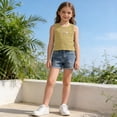 thumbnail image 2 of Zynoxe Tank Tops for Girls Comfy Breathable Crew Neck Sleeveless Top Versatile Casual Solid Color Summer Tops Cute Clothes for Toddler Girls 12 Months-9 Years 3 Years, 2 of 9