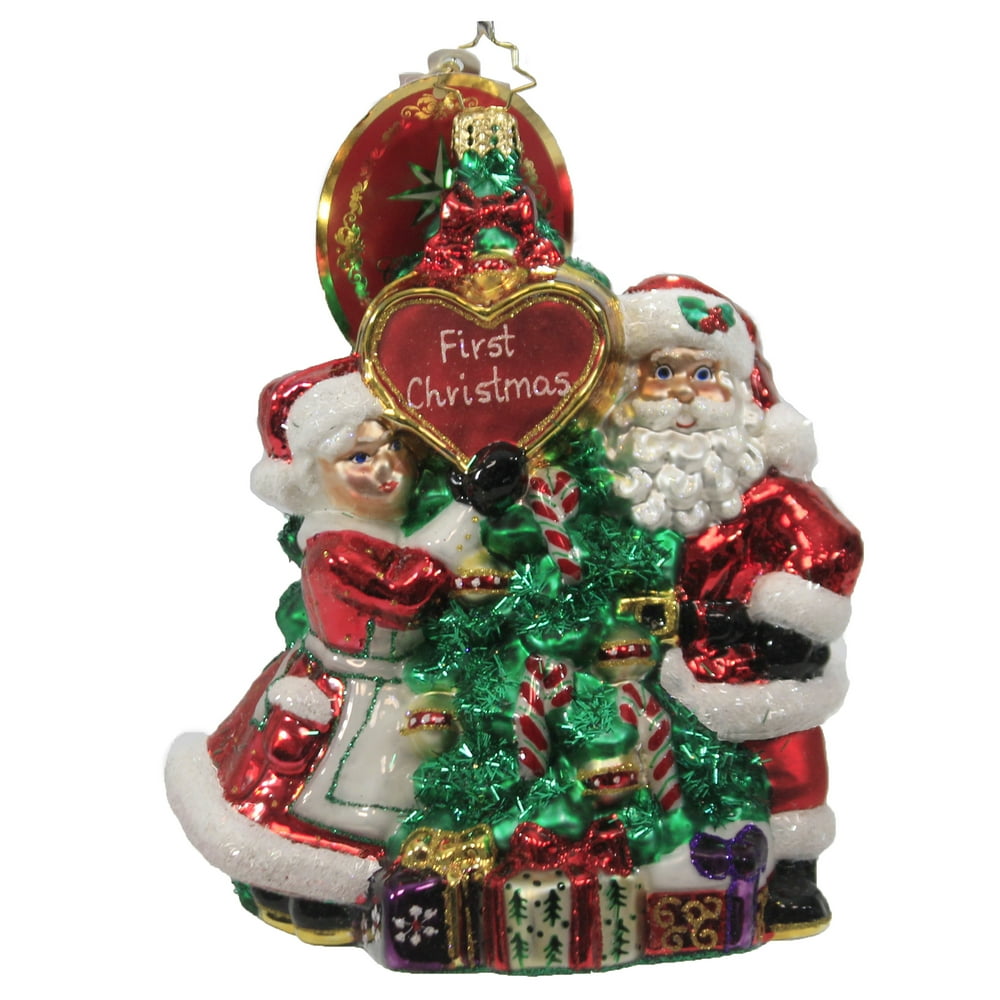 Christopher Radko First Of Many Christmases Ornament 1St Wedding