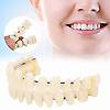 thumbnail image 3 of Smile Snap On False Teeth Upper Lower Dental Veneers Dentures Tooth Cover Set _fs, 3 of 5