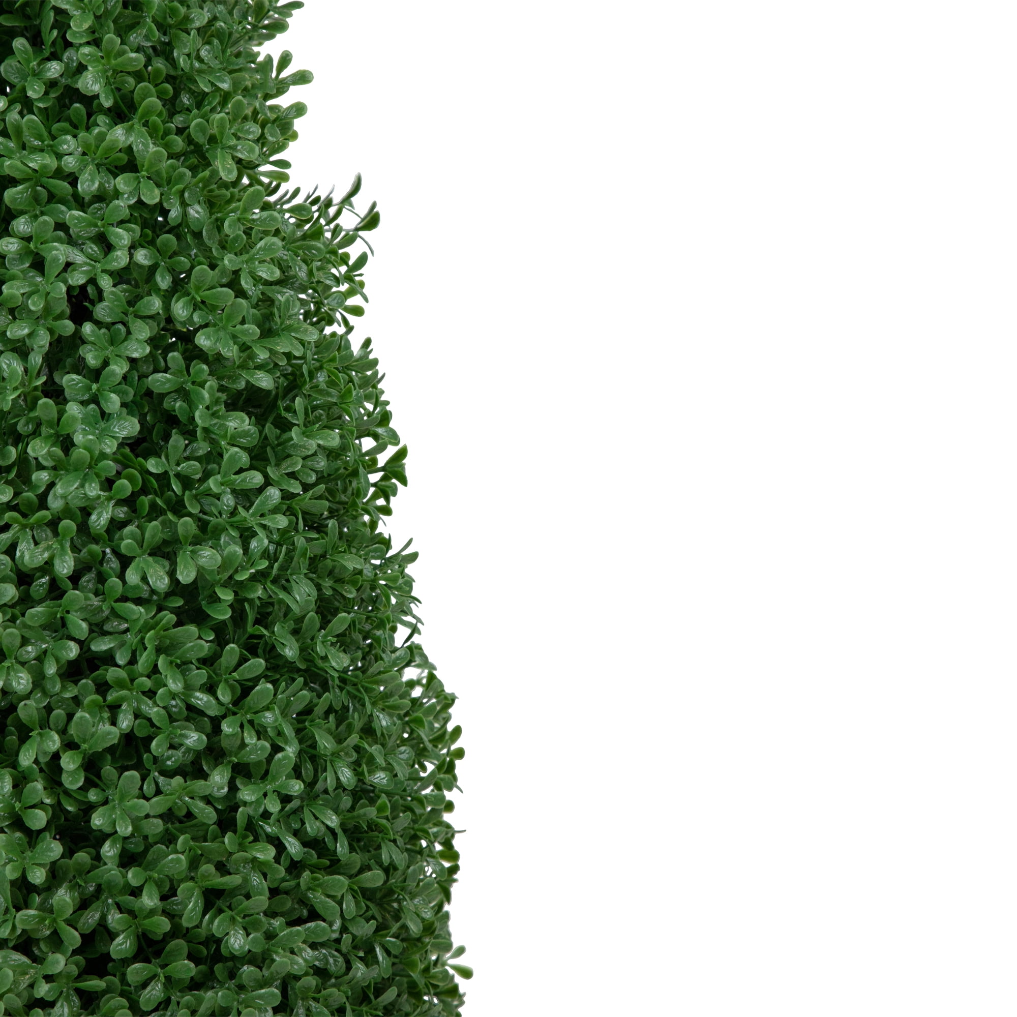 30" Artificial Boxwood Cone Topiary Tree with Round Pot  Unlit - 12