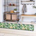 thumbnail image 4 of Dreamtimes Floral Tropical Palm Leaves Hallway Runner Rug 2'x6' Kitchen Rug with Rubber Backing Botanical Watercolor Non Slip Entryway Rug Runner Soft Area Rug for Hallway Bedroom Kitchen, 4 of 6