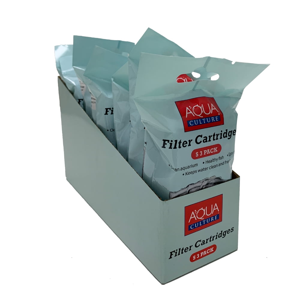 (3 pack) Aqua Culture Filter Cartridges-S-3 Pack