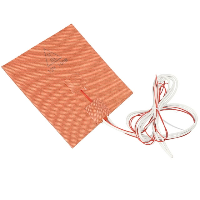 Silicone Heating Pad 3D Printer Bed Mat Ofor Range Silicone Silicone Heater Pad High Temperature With Back Glue Hot Bed Silicone Heating Pad 3D Printer Accessories