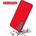 thumbnail image 6 of Galaxy S22 5G Case, Samsung S22 2022 Case Liquid Silicone Case Dual Layer Hybrid Hard PC Soft Silicone Gel Rubber Slim Fit Shockproof Protective Phone Case for Samsung Galaxy S22 6.1, Red, 6 of 12