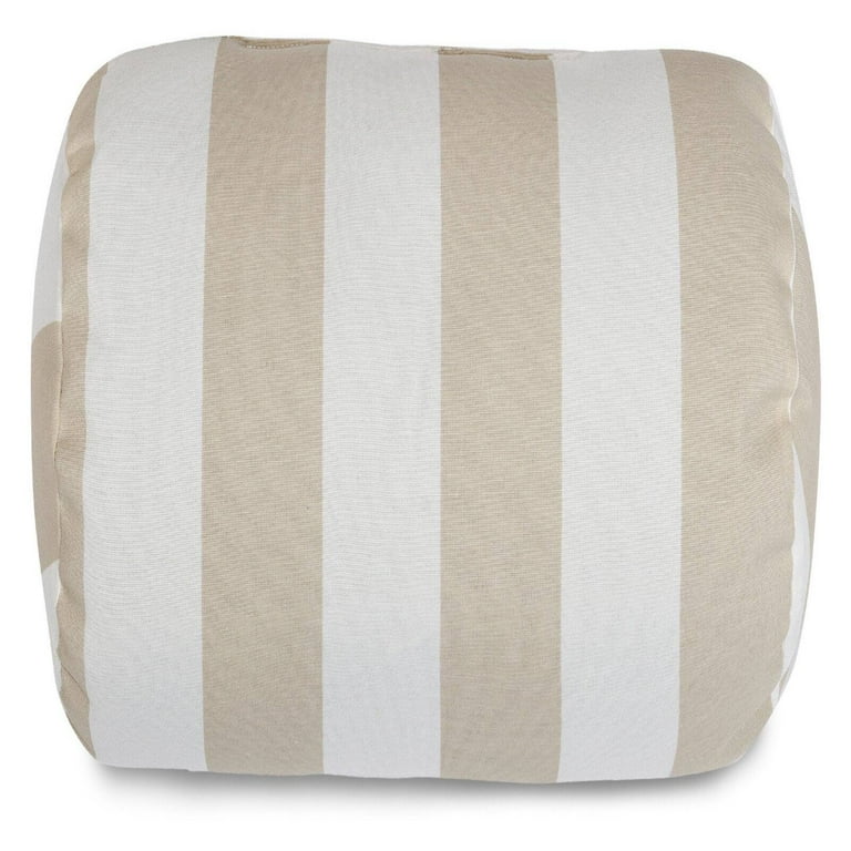 Majestic Home Goods Vertical Stripe Indoor Outdoor Bolster