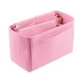 thumbnail image 1 of Qarigey Bolsa De Cosméticos Hecha Con Fieltro Resistente Y Duradero Regalos Pensativos Bien Organizados Bolsa De Cosméticos De Viaje Rosa M Type3 NO3, 1 of 6