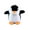 Black, variant on Plush Pendant Soft Easy Hanging Mini 3D Eyes Cute Penguin Plush Keychain Bag Accessories