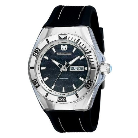 Technomarine Men's TM-115212 Cruise Monogram Analog Swiss Quartz Black Watch