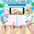 thumbnail image 2 of Kit de ganchillo JDS 3 Sharks de Fortuning con tutoriales, 2 of 8