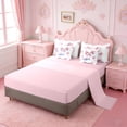 thumbnail image 3 of Erosebridal Cute Axolotl 7-Piece Twin Bedding Sets For Kids,Pink Girly Bow Bedding Comforter Set For Girls,Pink Reversible, 3 of 7