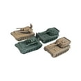 thumbnail image 4 of Tanque blindado de juguete a escala 1/144, 4 piezas, modelo de tanque 4D, para montar en casa, de orugas para fiestas, coleccionables, adultos., 4 of 10