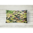thumbnail image 2 of Koi Pond IV Canvas Fabric Decorative Pillow, 2 of 4