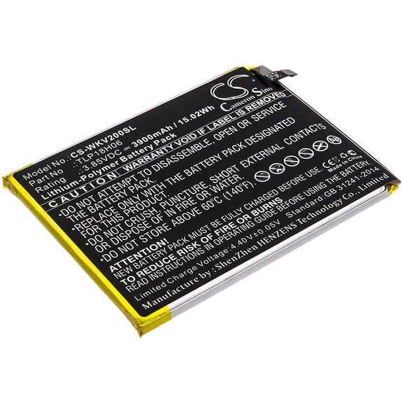3900mAh TLP18H06 Battery for Wiko M2354 View2 Go