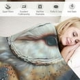 thumbnail image 3 of Fenyluxe Owl Blanket  Throw Blanket Fuzzy Soft Blanket Flannel for Couch, Bed, Sofa Ultra Luxurious Warm and Cozy for All Seasons  50x60in, 3 of 6