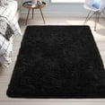 thumbnail image 7 of Arogan Modern Soft Fluffy Carpet for Living Room, Bedroom and Children's Room, Black, 5'x8 '., 7 of 7
