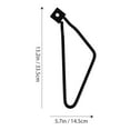 thumbnail image 2 of WRITWAA Motorcycle Saddlebag Side Tool Metal Support 1 Set Black Color, 2 of 6