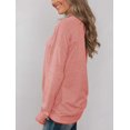 thumbnail image 2 of Pullovers à Manches Longues pour Femmes Col Bénitier Tunique Chemise Décontractée, 2 of 5