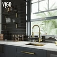 thumbnail image 5 of Vigo Vg02001k2 Edison 1.8 GPM 19" H Single Handle Single Hole Pre-Rinse Pull Down Kitchen, 5 of 9