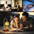 thumbnail image 7 of BEEPRINCESS Candle Warmer Lamp, 2/4/8H Timer, Dimmable, Adjustable Height, Gold Glass Shade, 2 Bulbs, 7 of 7