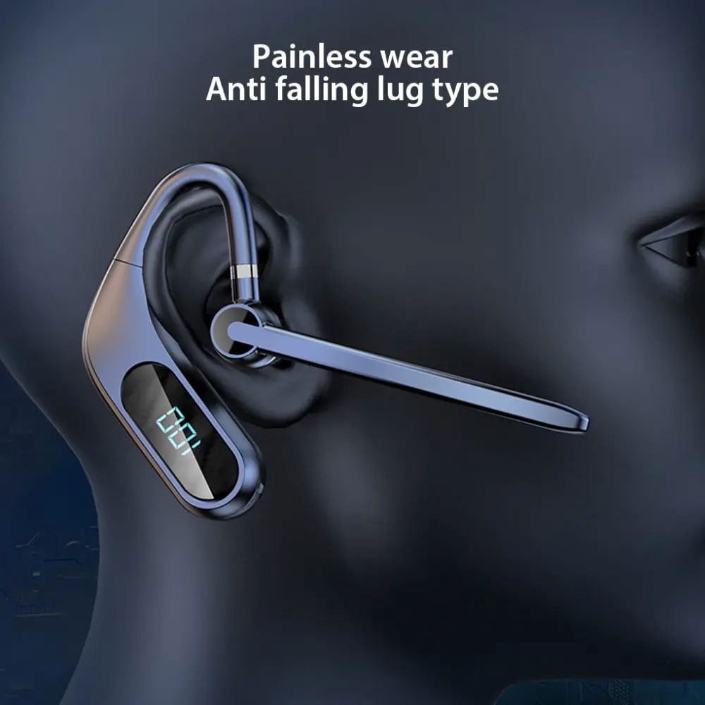 Wireless Earphone Ear-hook for Motorola Moto G Stylus 5G (2022, 2023, 2024, 2025) - Headphone Boom Mic Handsfree Single Headset Over The Ear Earbud
