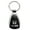 Black, variant on Honda Civic Type R Teardrop Key Chain (Black)