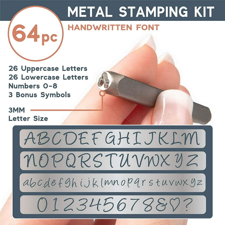  Cousin DIY Stamp & Go Metal Stamping Kit for Jewelry Making,  Bits with Letters, Numbers and Symbols, Teal : Arts, Crafts & Sewing