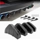 thumbnail image 2 of Alerón trasero universal para coche, 4 unidades, difusor trasero (patrón de fibra de carbono), 2 of 5