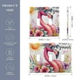 thumbnail image 4 of Cool Flamingo Sunglasses Flowers Light Switch Plate Covers 3 Gang Wall Plate Plastics Outlet Covers for Kitchen Home Office Decor, 4 of 8