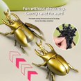 thumbnail image 3 of Clockwork Rhinoceros Beetle Toy Creative Prankster Puzzle Toys Model, 3 of 8