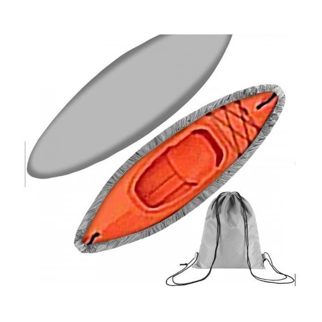 (3,6-4M) Funda para kayak, funda impermeable 210D para canoa, protección solar para barco de pesca, canoa, tabla de remo.
