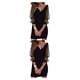 thumbnail image 2 of Vestido corto estampado Minnieouse para mujer verano cena banquetes compromiso rosa dorado Negro S M L XL XXL 3XL 4XL 5XL, 2 of 6