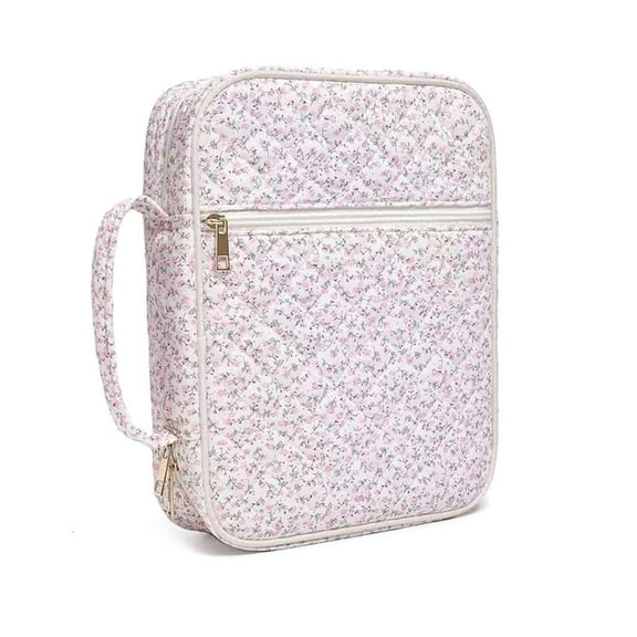 Decorative Zippered Scripture Carriers Washable Book Sleeve For Study Church