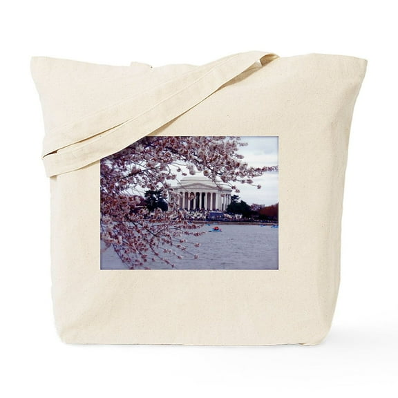 CafePress - Cherry Blossoms, Washington, DC Tote Bag - Unisex Canvas Tote Bag, Beige, 1-Piece