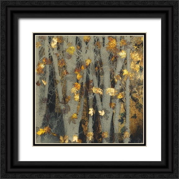 Talen, Nel 12x12 Black Ornate Wood Framed with Double Matting Museum Art Print Titled - Gold leaf
