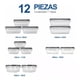 thumbnail image 3 of 12pcs Recipientes Contenedores Plástico BLOSOOM Diferentes Medidas Transparente, 3 of 6