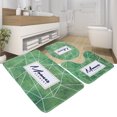 thumbnail image 4 of 3 unids/set de franela para baño, alfombra antideslizante para Pedestal de ducha, tapa de inodoro, alfombrilla para baño de pies (inglés), 4 of 8