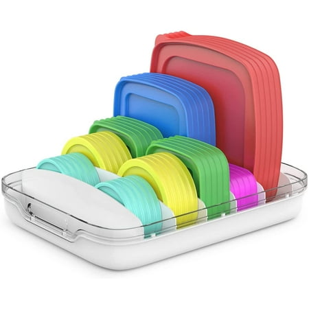 Food Container Lid Organizer Compatible with 12'' Deep Cabinets, GS03