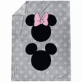 thumbnail image 2 of Minnie & Mickey Mouse Fleece Throw, 2 of 5