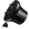 thumbnail image 1 of Difusores para el Cabello Rizado Universal, Hair Difuser Difusor de Secadora para Rizos Para secadores de pelo de 1.4 a 2.6 pulgadas Difusor para Cabello Rizado(Negro Universal), 1 of 5