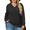 Black, variant on NISVIYA Plus Size Tops for Women Fall Fashion V-Neck Sweaters Casual Knit T Shirts Basic Long Sleeve Pullover