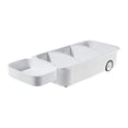 thumbnail image 4 of Estante de almacenamiento con cesta debajo del fregadero para gabinete, estante de almacenamiento para baño, multiusos Blanco, 4 of 9