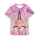 thumbnail image 1 of Camiseta con estampado de unicornio en 3D de verano, camiseta de unicornio rosa bonita, camiseta de verano para niñas, ropa de dibujos animados para niños, camisetas informales para adolescentes Gao Jinjia LED, 1 of 2