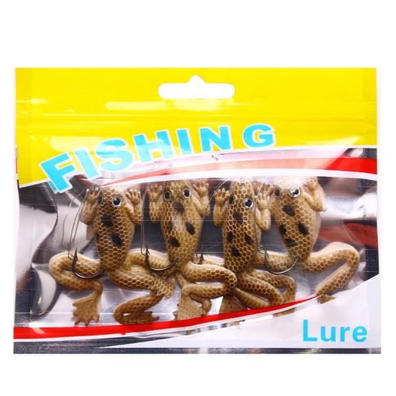 Fishing Large Mouth Lures Large Feet Frogs Baits Double Propellers Legs Freshwater Saltwater Frogs Lures Swimbaits Set