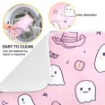 thumbnail image 2 of Yayeee Dish Drying Mat for Kitchen Counter 16"x18" Microfiber Absorbent Pad, Pink Halloween, 2 of 7