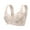 Beige, variant on Seamless Front Closure Bras for Women Wireless Full Coverage Support Bra Comfortable No Underwire Everyday Bras Underwear Without Rims Vest Lace Plus Size Bra Underwear Purple 46