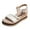 White, variant on YLYL Women Espadrilles Sandals Platform Wedge Heel Open Toe Slingback Ankle Strap Summer Beach Sandals
