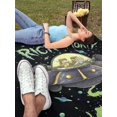 thumbnail image 4 of Morty Fleece Blanket - Ufo Space Cruiser Design - Bed Throw Super Soft Blanket, 4 of 4